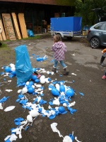 Abbau nach dem Oktoberfest am So., 18.10.2015 5